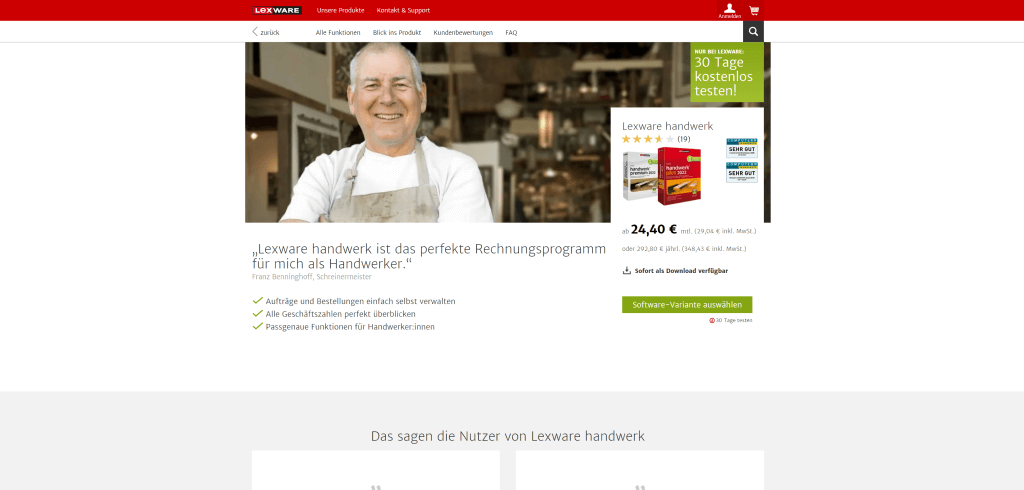 handwerker software lexware