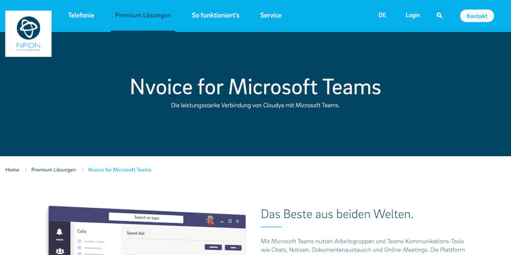 Nvoice Microsoft Teams NFON   Digital Affin
