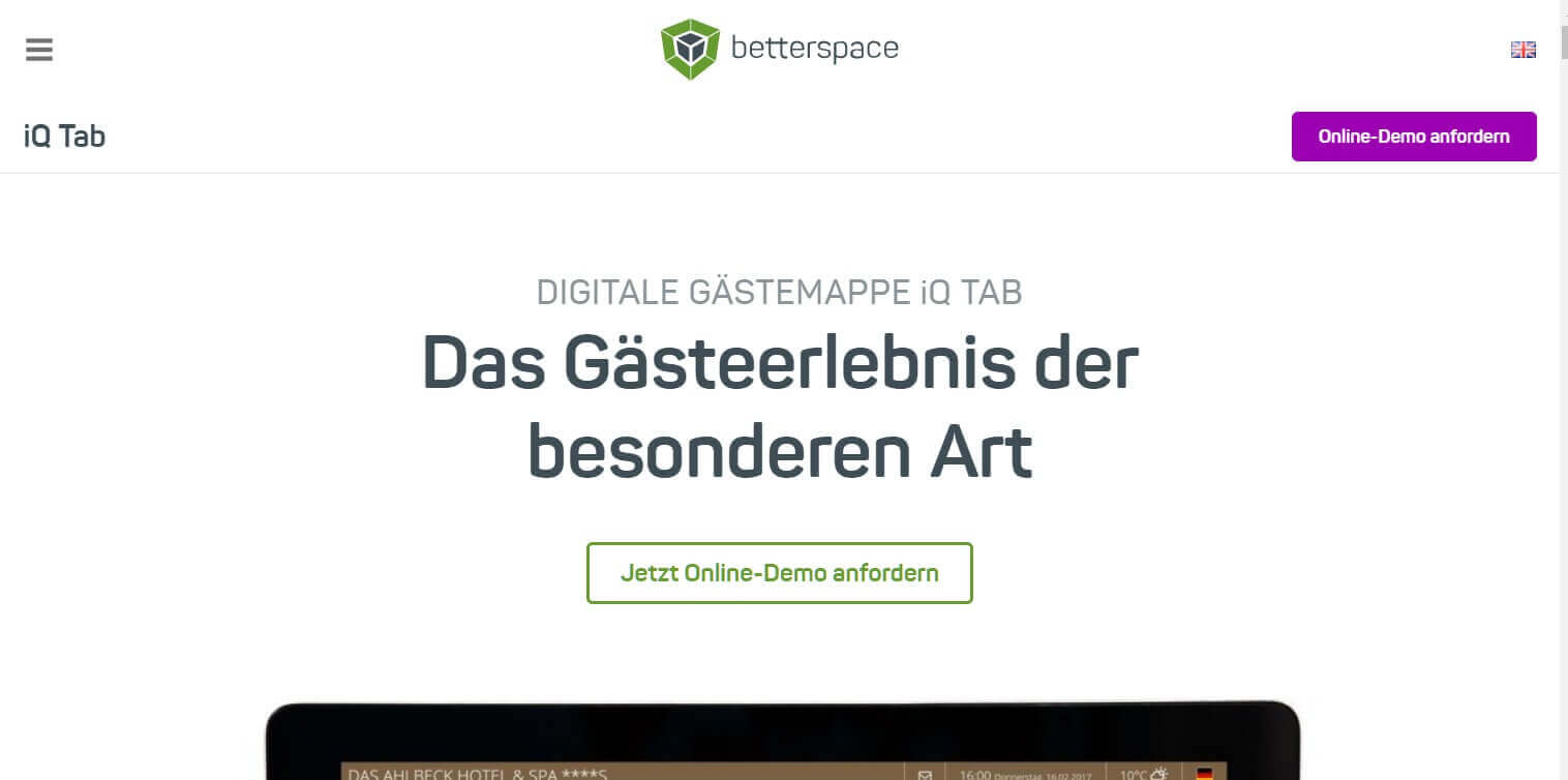 Digitales Hotel Betterspace