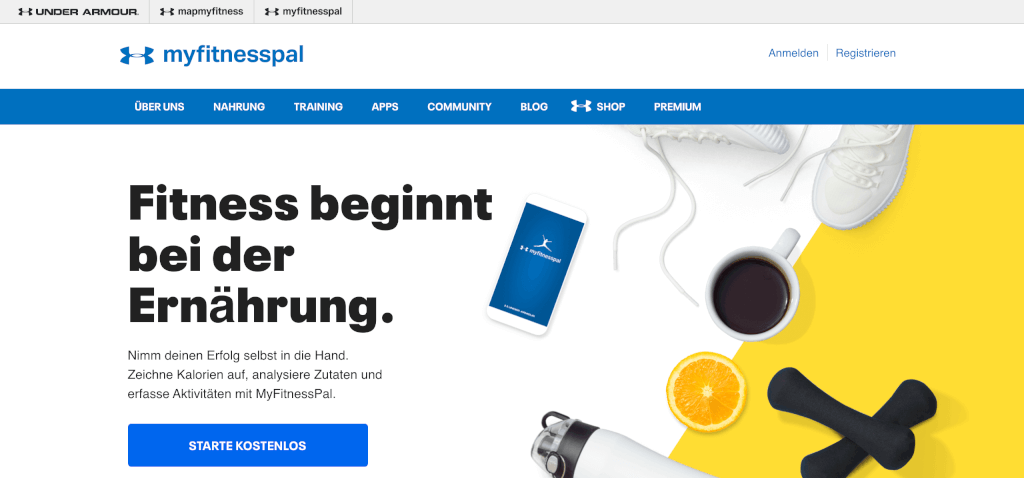 Gesundheitsapps MyFitnessPal