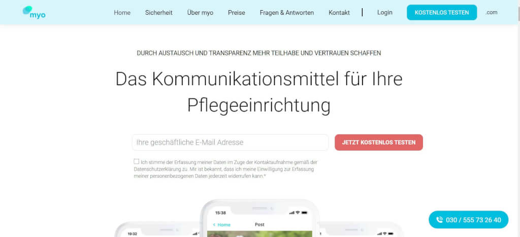 Pflege digitalisieren myo
