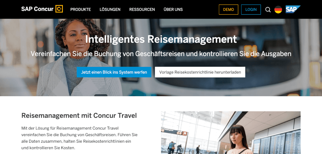 Reisekostenabrechnung digitalisieren Concur Travel 1