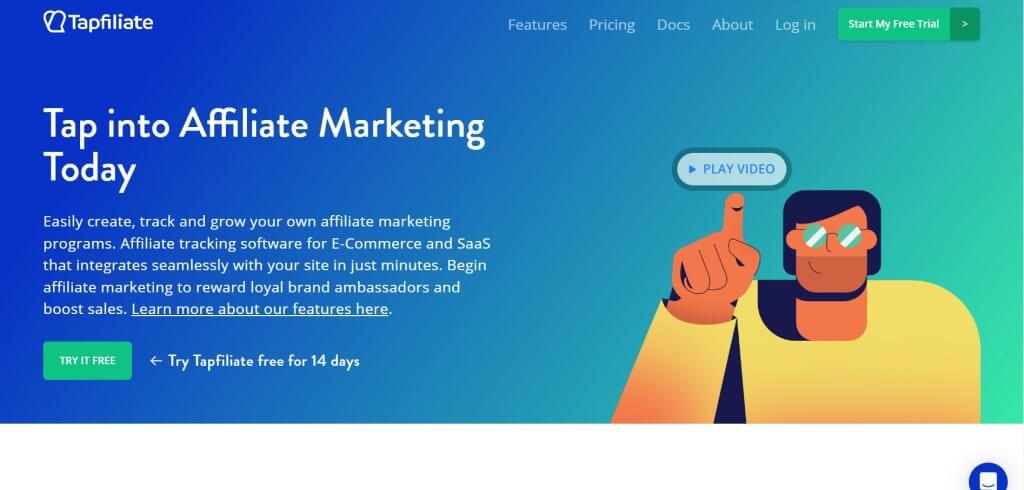 Affiliate Marketing Software Tapfiliate