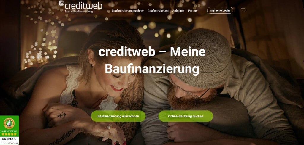immobilienfinanzierung online creditweb