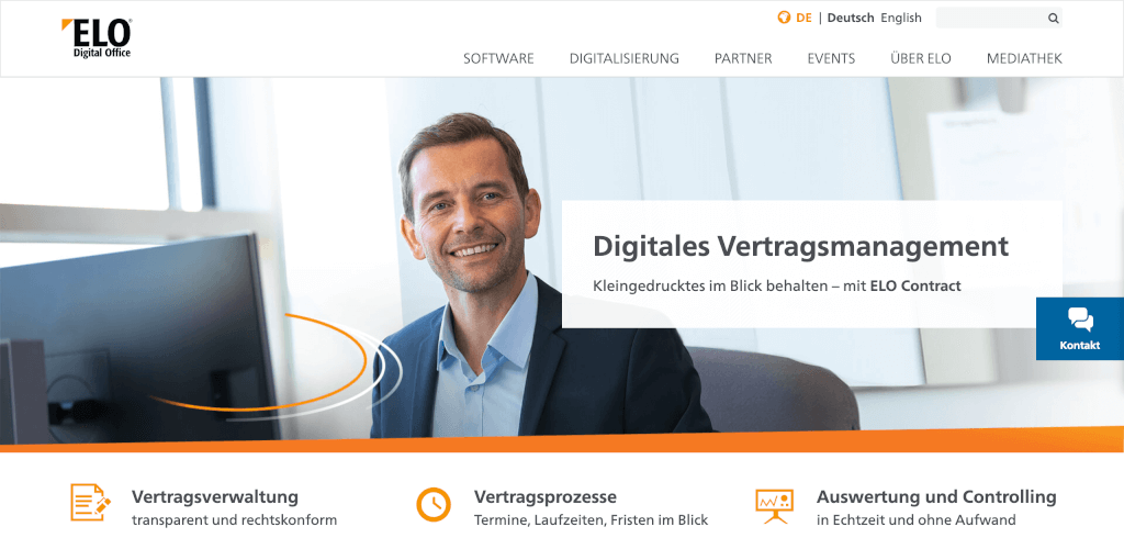 Digitales Vertragsmanagement ELO
