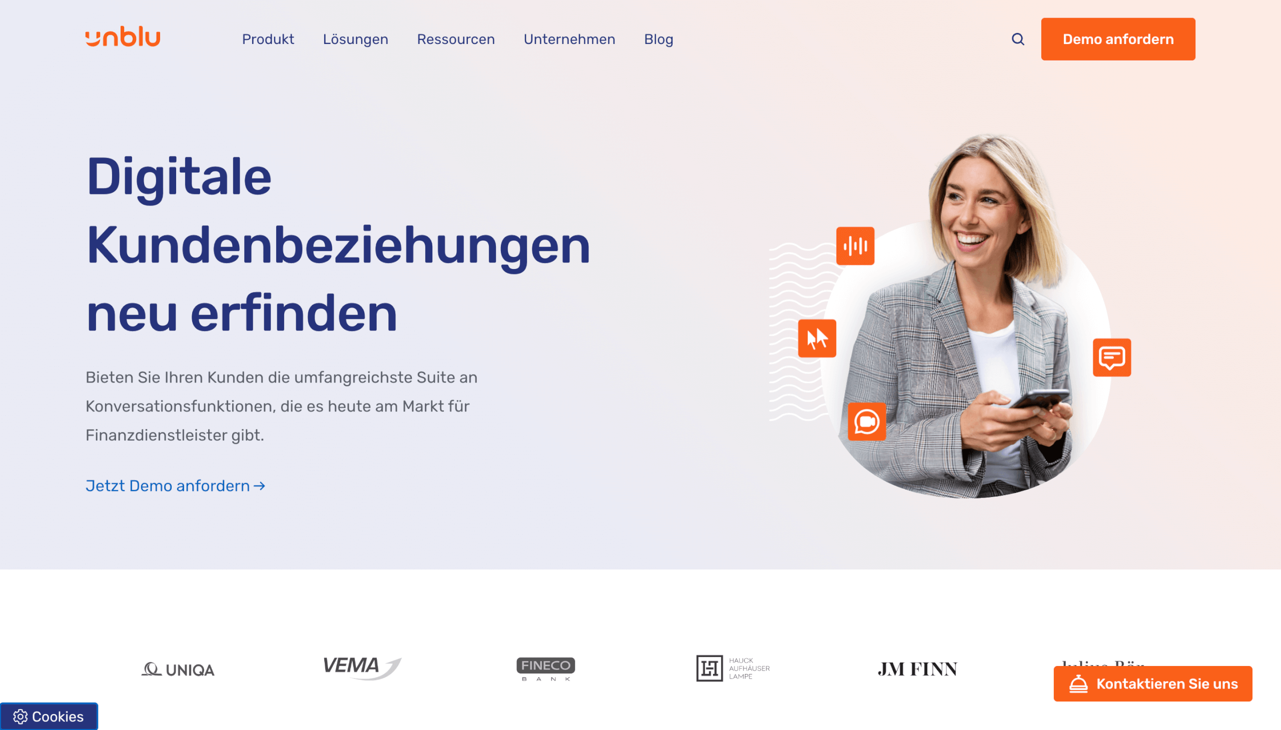 Videoberatung Software Unblu