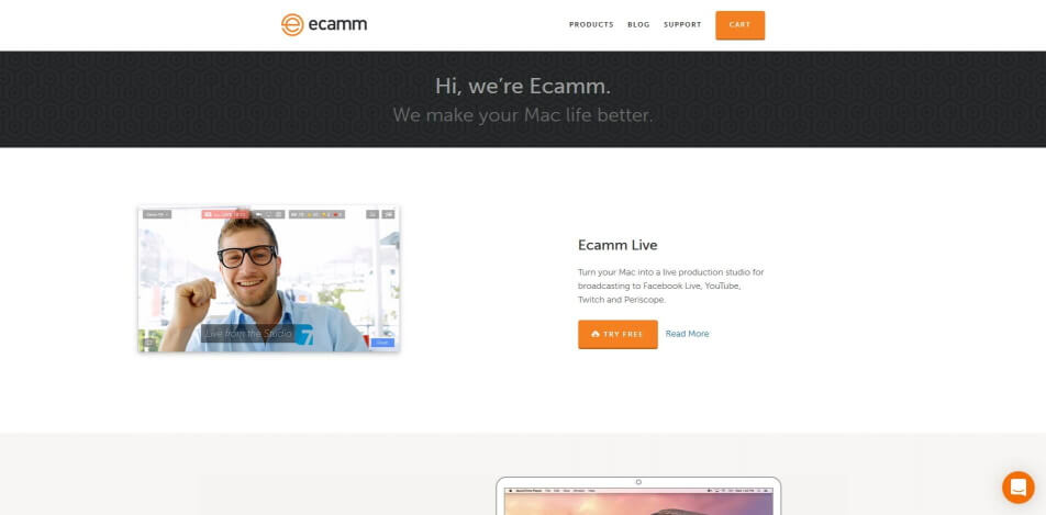 beste live streaming software kostenlos ecamm