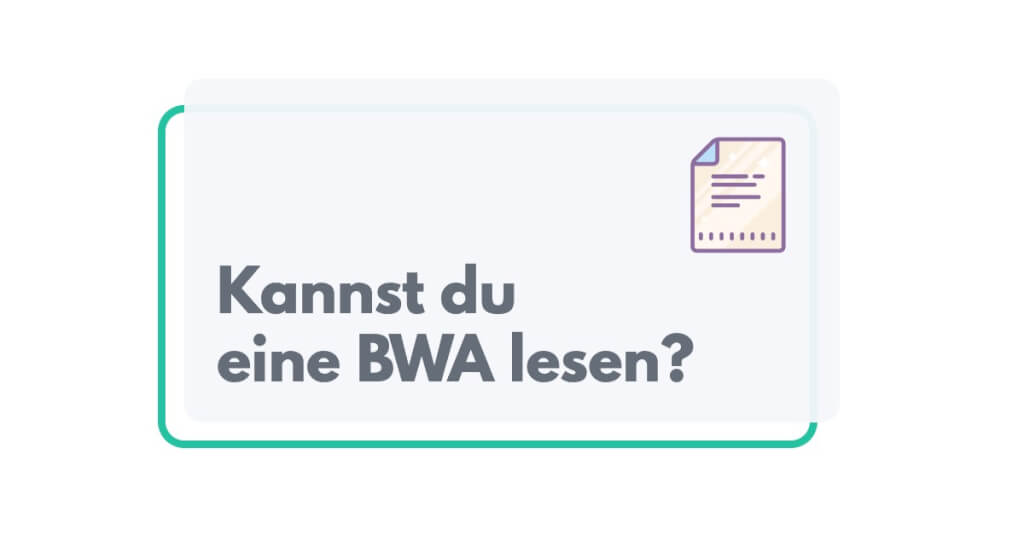 BWA lesen fuer Selbststaendige