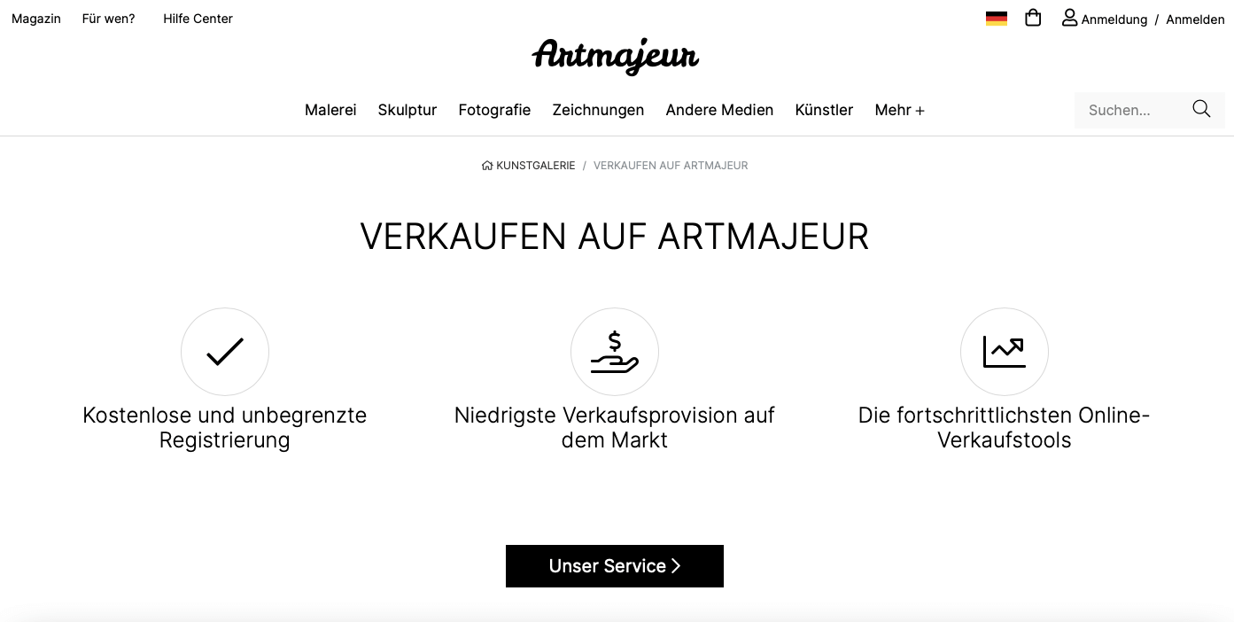 Digitale Produkte Ideen Screenshot Artmajeur