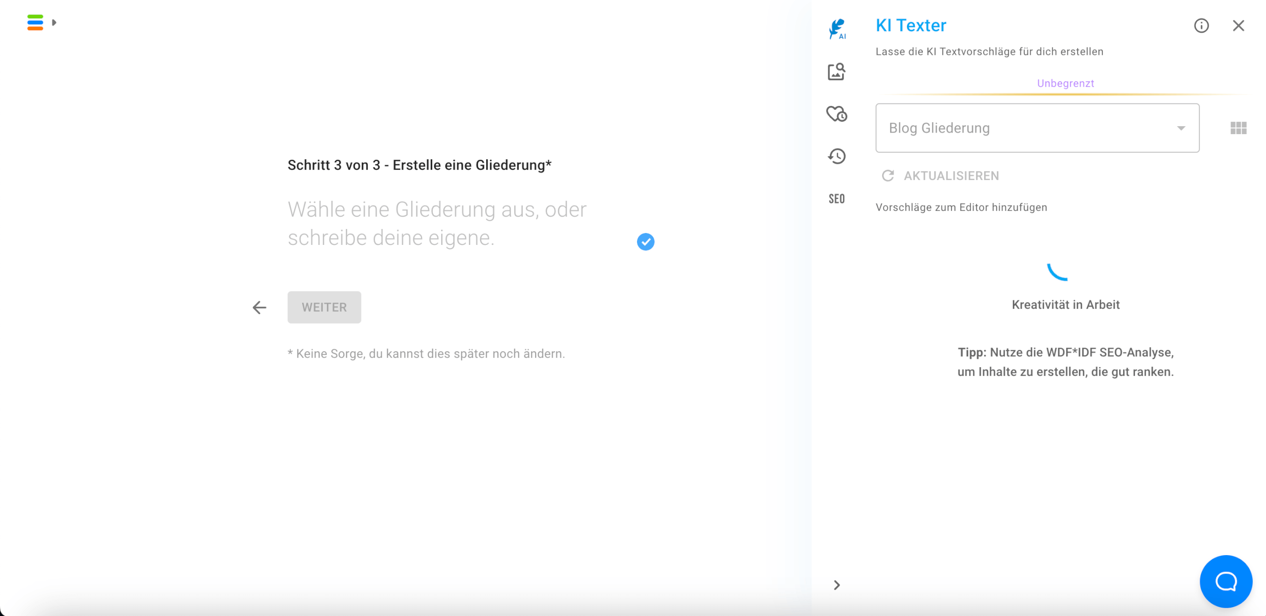 Neuroflash Gliederung erstellen