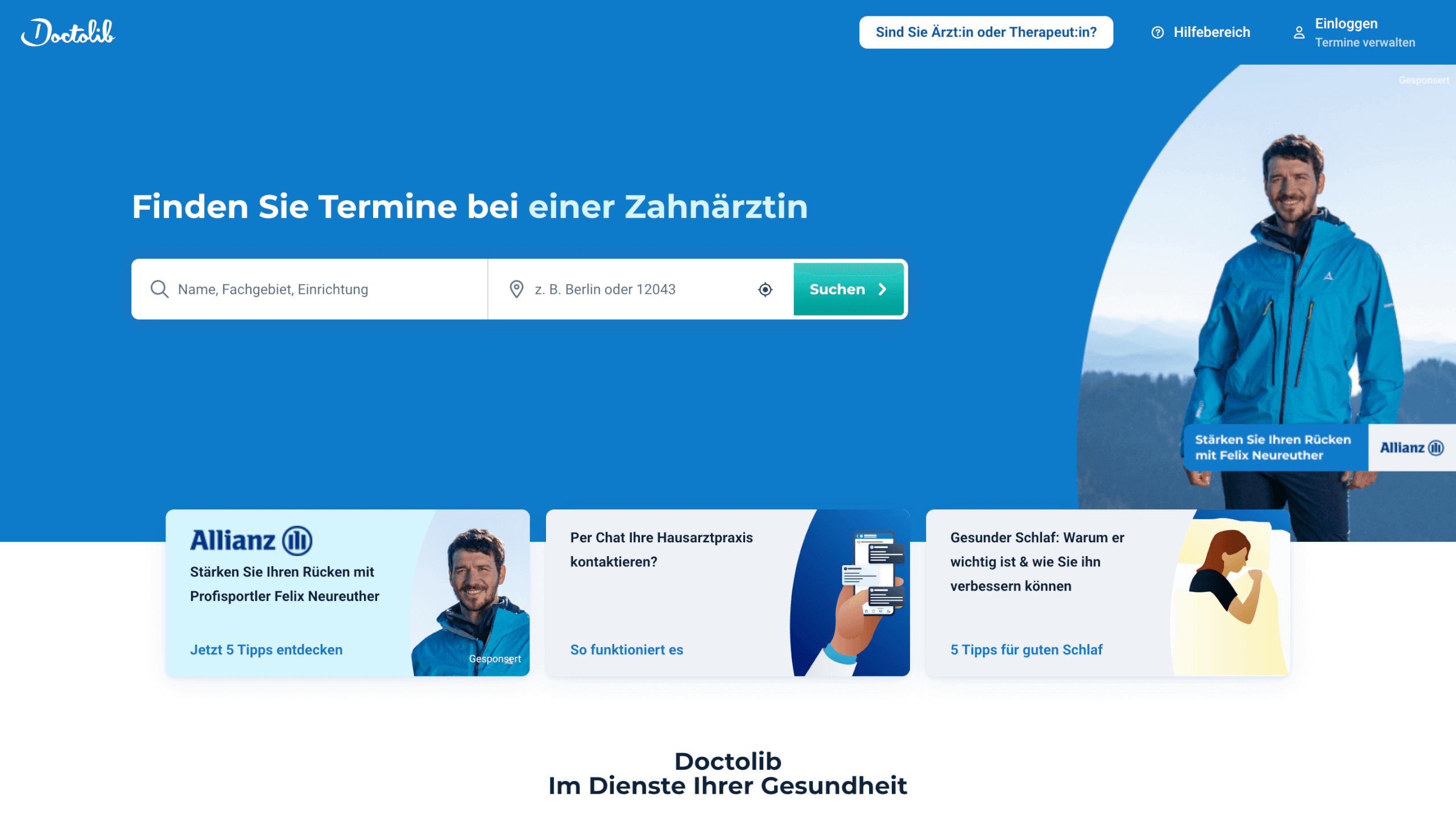 Videosprechstunde Software Doctolib