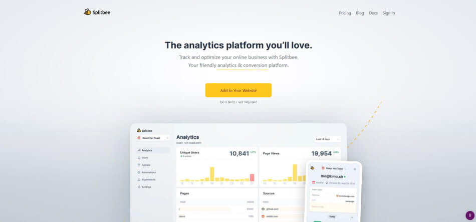 Privacy Friendly Analytics datenschutzfreundliche Analytics datenschutzfreundliches Tracking Google Analytics Alternative Splitbee