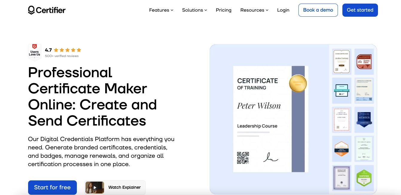 Digitale Zertifikate erstellen Anbieter Certifier