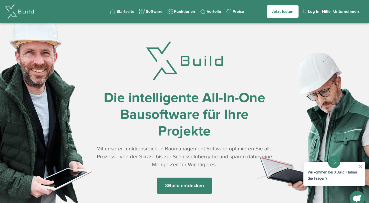 Bausoftware Vergleich Anbieter Xbuild