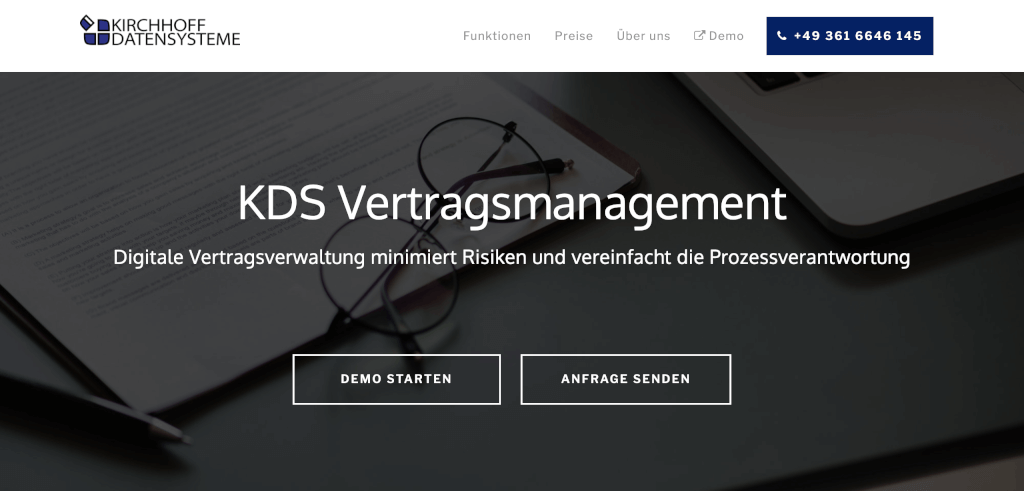 Digitales Vertragsmanagement KDS Vertragsmanagement