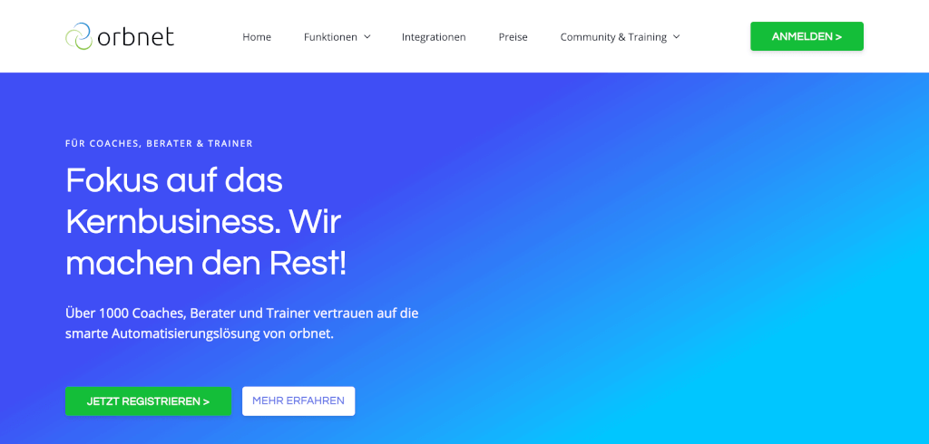 Coaching Software orbnet