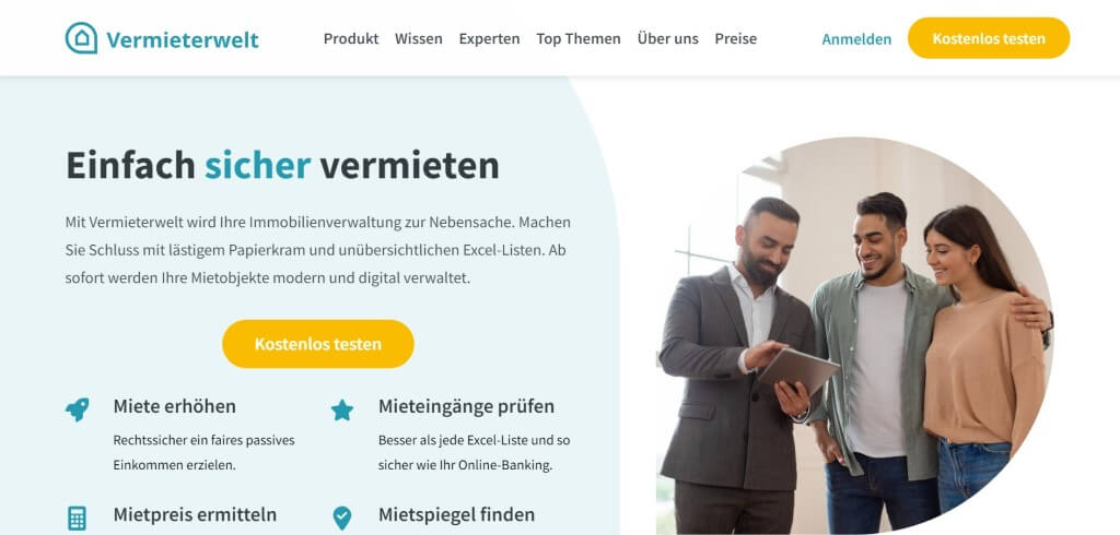 Automatische Mieteingangskontrolle Vermieterwelt