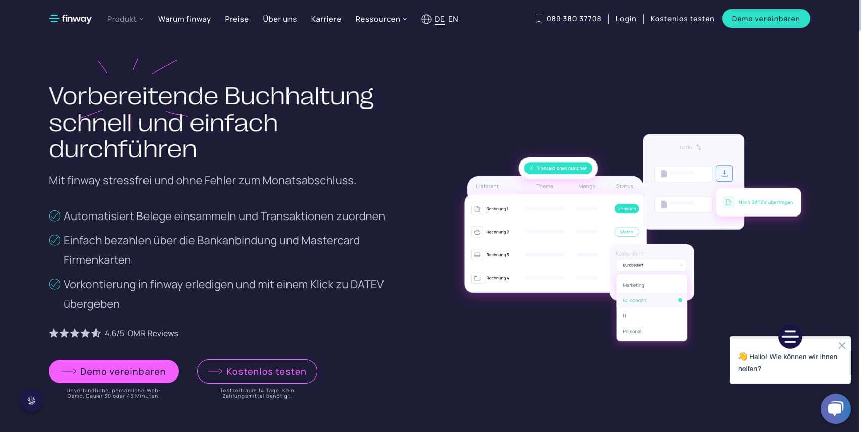 Schnelle vorbereitende Buchhaltung finway digital affin 1