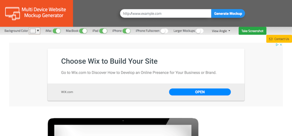 Mockups erstellen Multi Device Website Mockup Generator