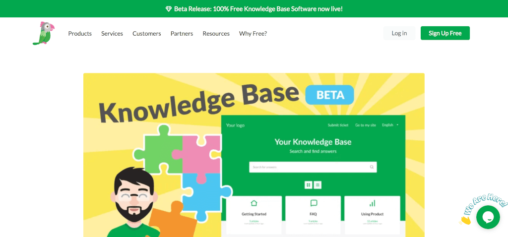 Knowledge Base Software tawk to 1