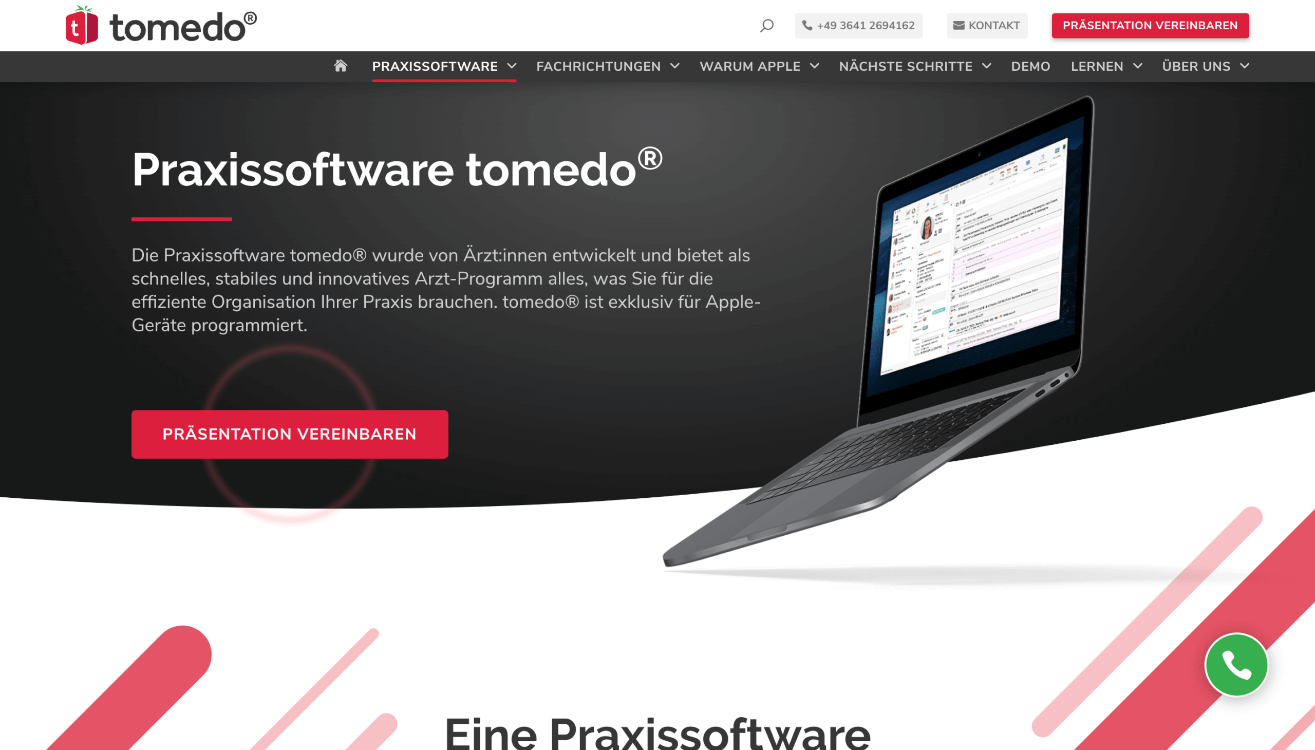 Videosprechstunde Software tomedo Stabil Schnell Innovativ