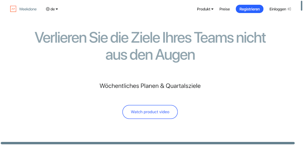 OKR Software Weekdone