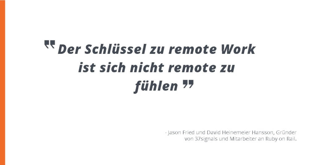 Zitat Remote Work Virtual Workplace