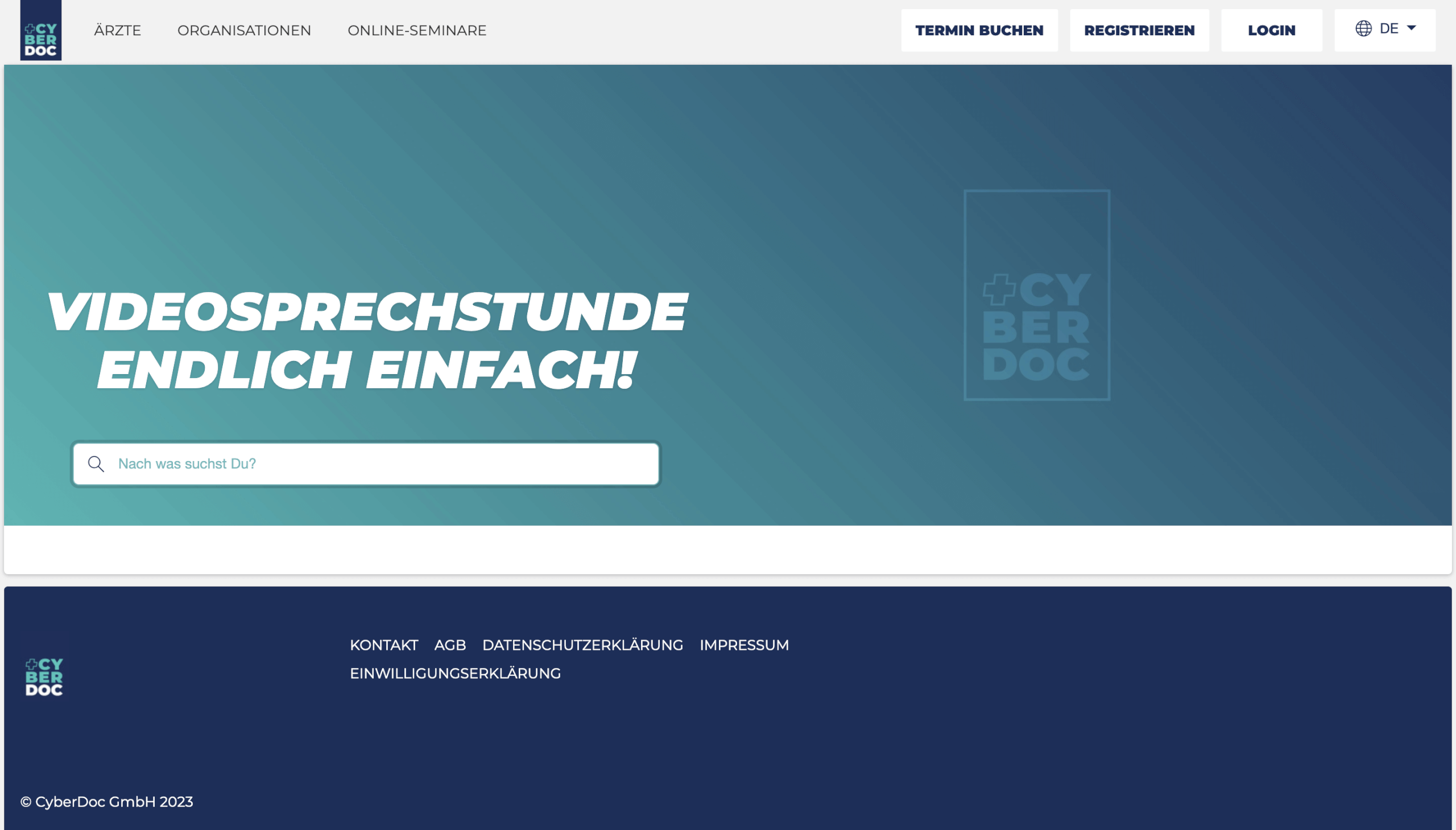 Videosprechstunde Software Cyberdoc