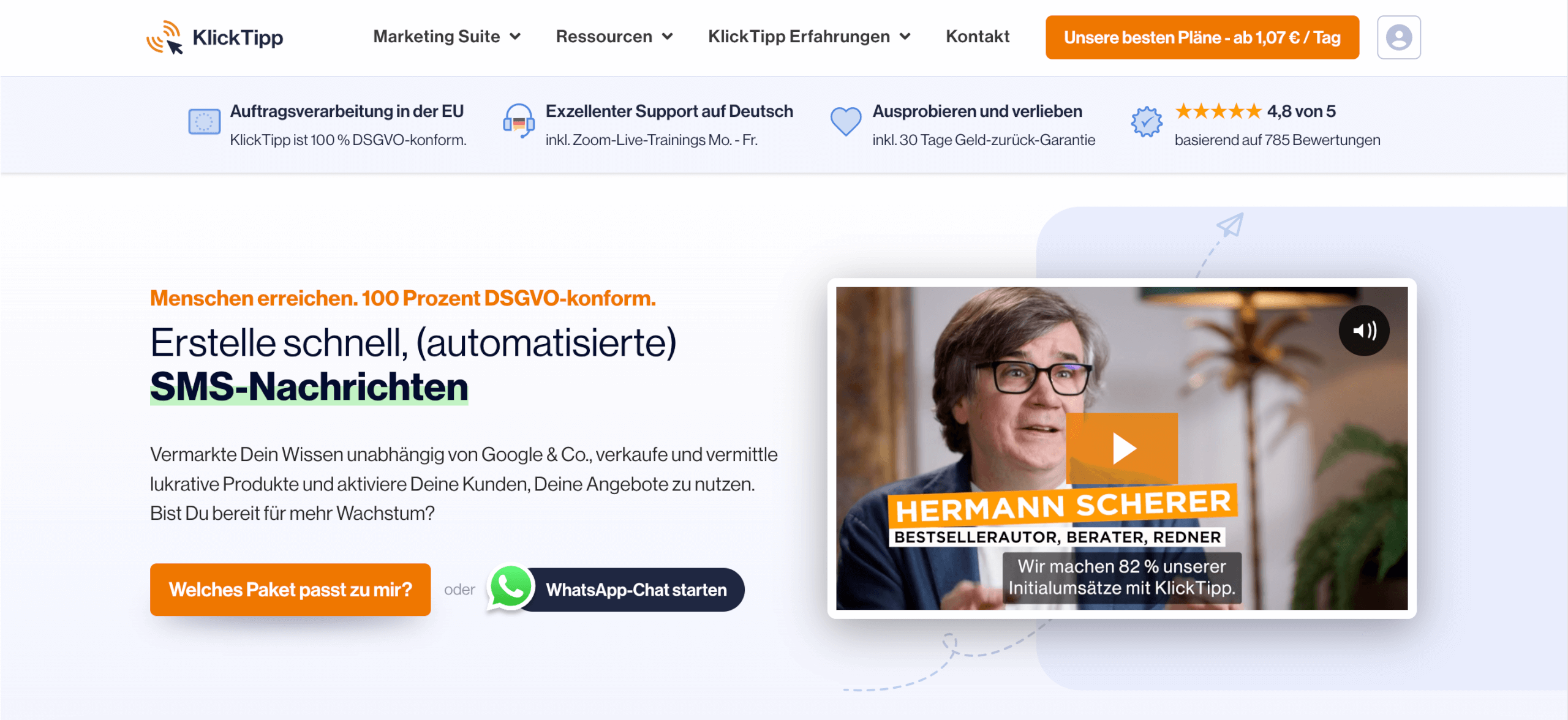 Beste Email Marketing Software Klicktipp