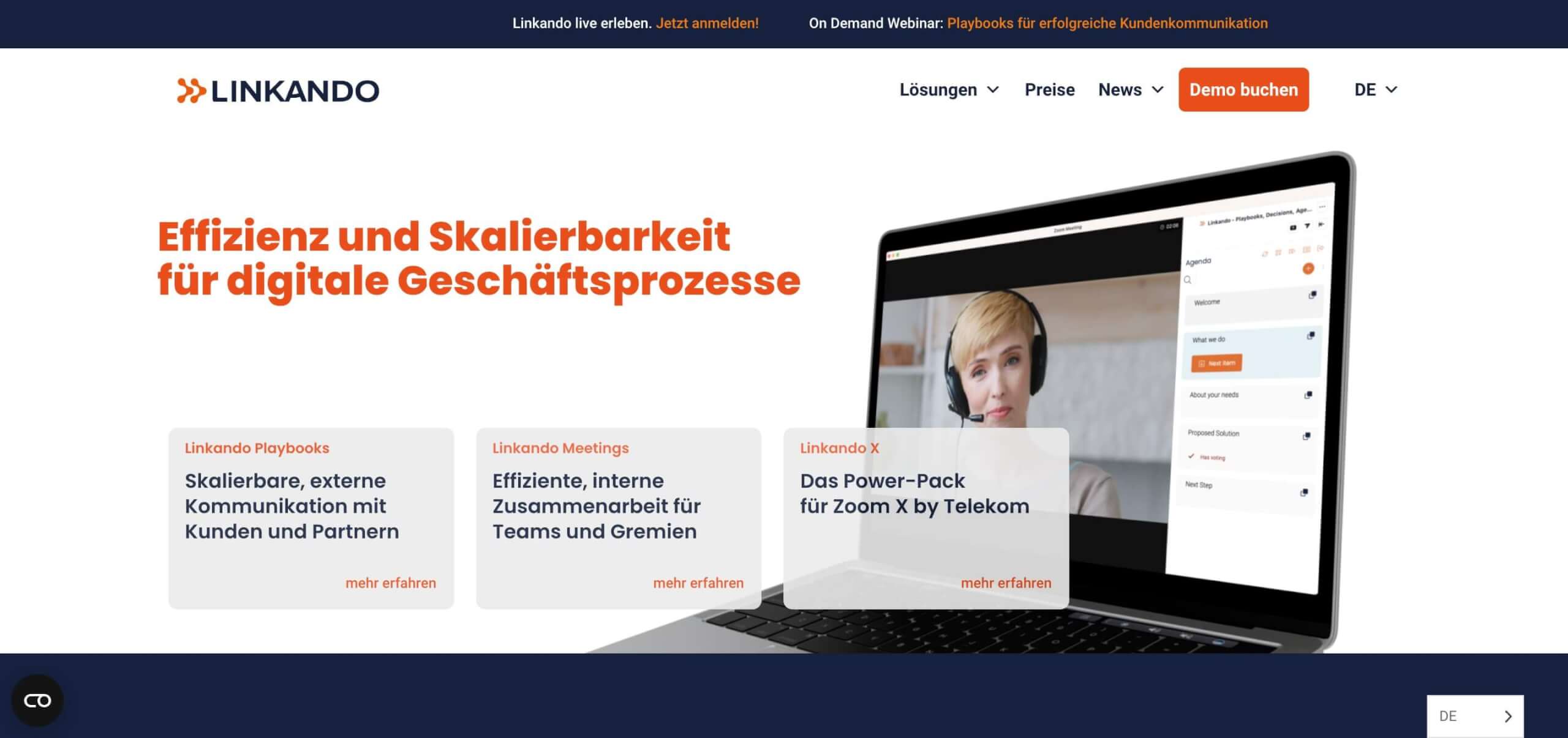 Linkando Skalierbarkeit und Effizienz fuer digitale Geschaeftsprozesse digital affin 1