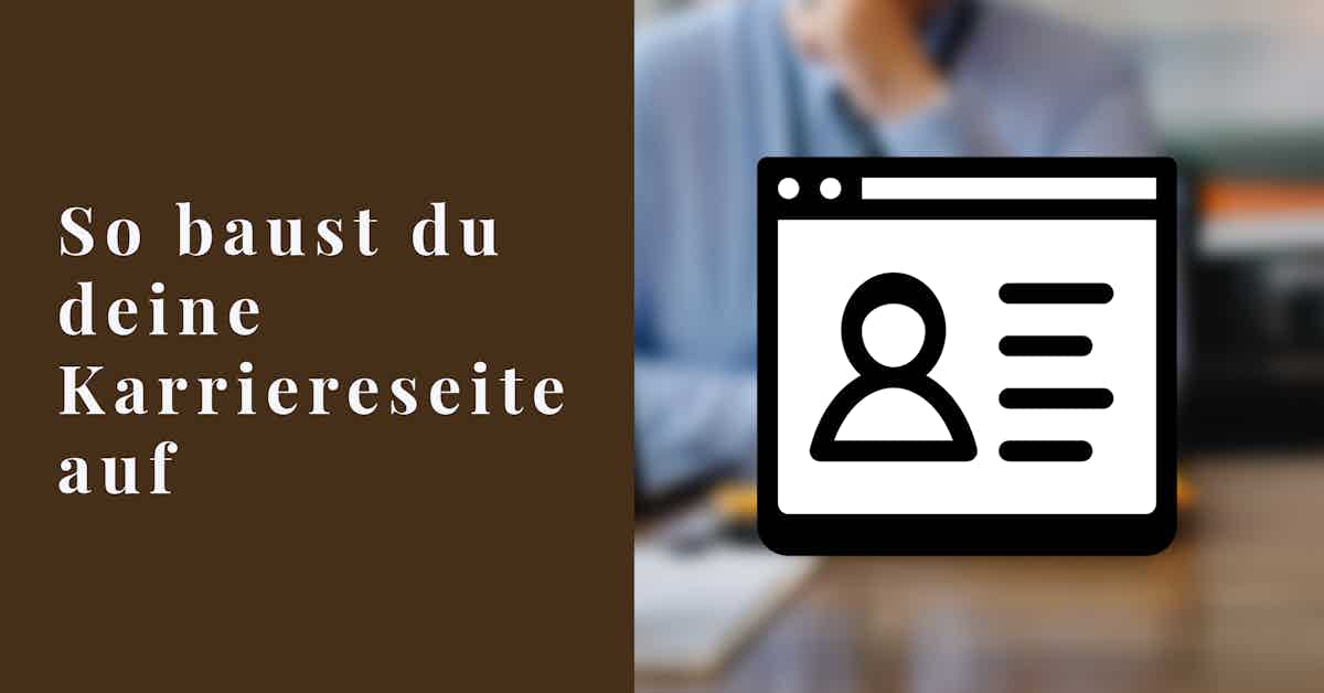 karriereseite gestalten aufbau