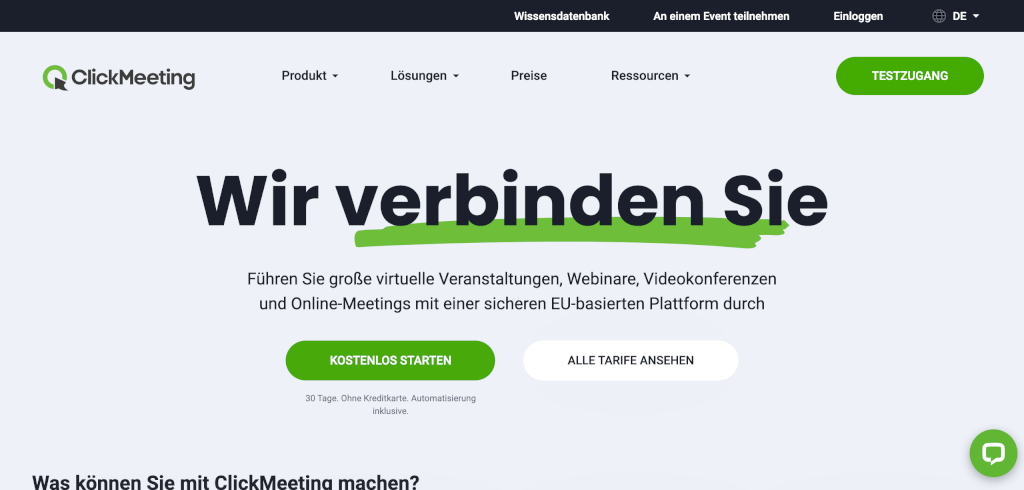 Meeting Management Software ClickMeeting