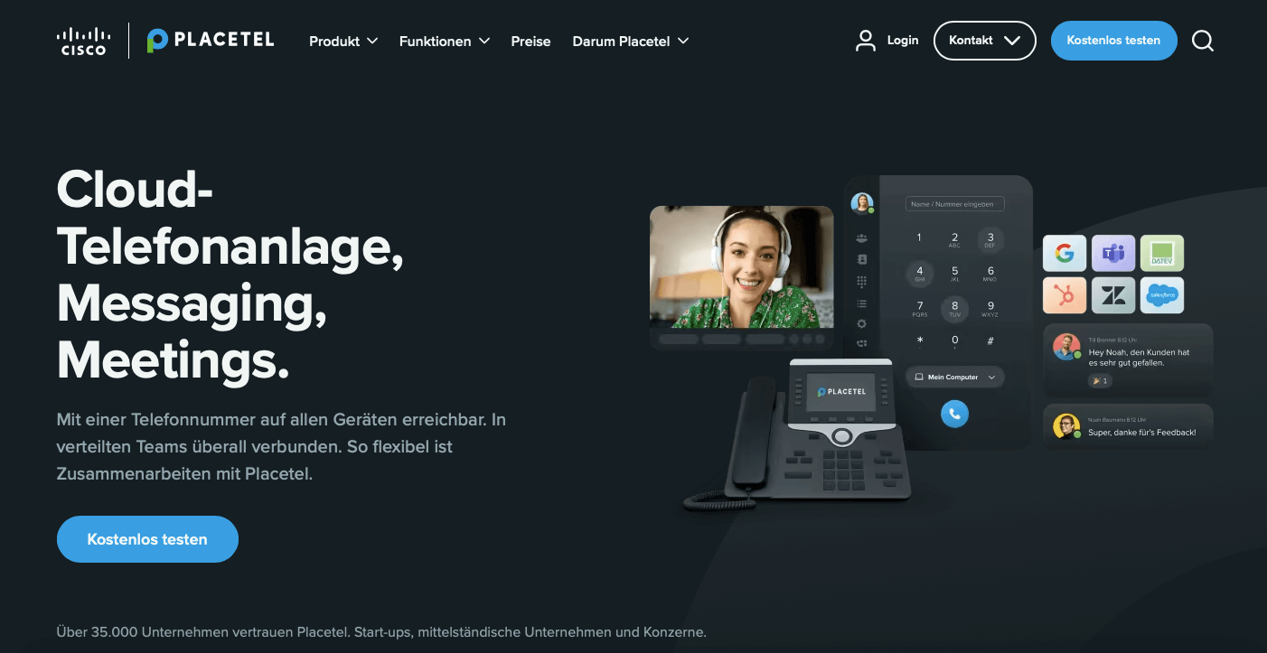 Contact Center Anbieter Placetel