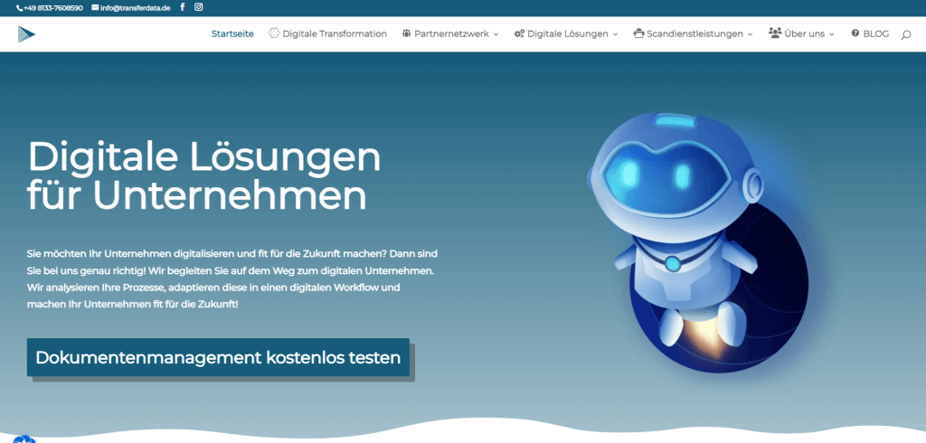 Digitale Archivierung Transferdata