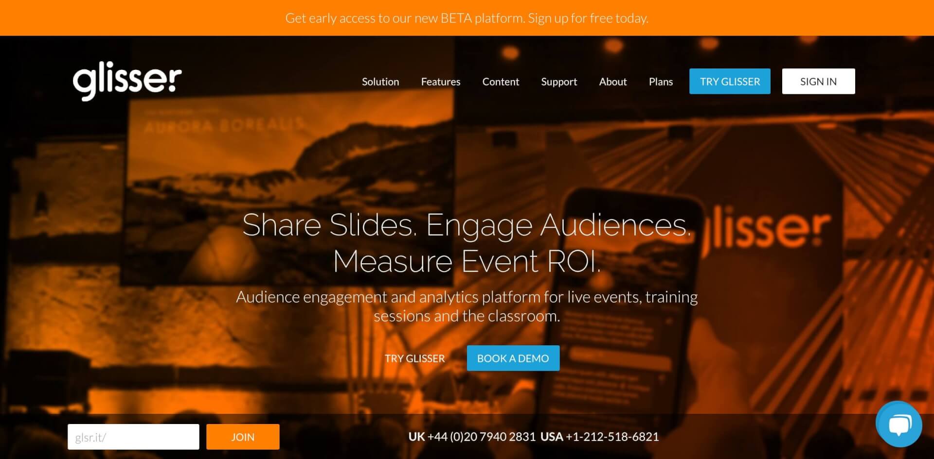 Glisser Audience Response System live Events JSS Digital 1 