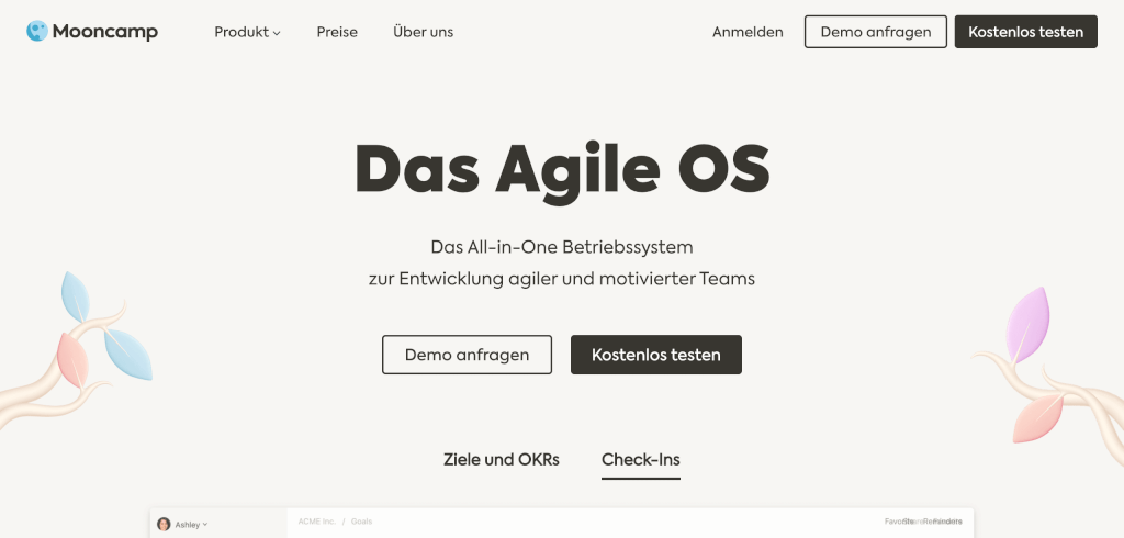 OKR Software Mooncamp