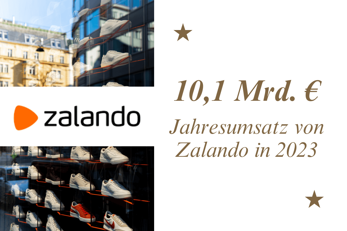 Statistik Online Shopping Zalando Jahresumsatz 2023