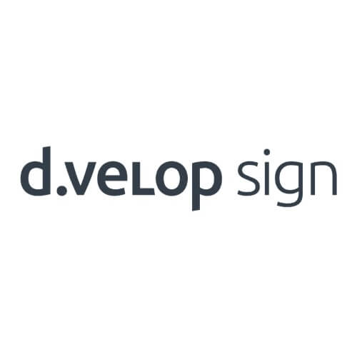 d.velop sign Logo