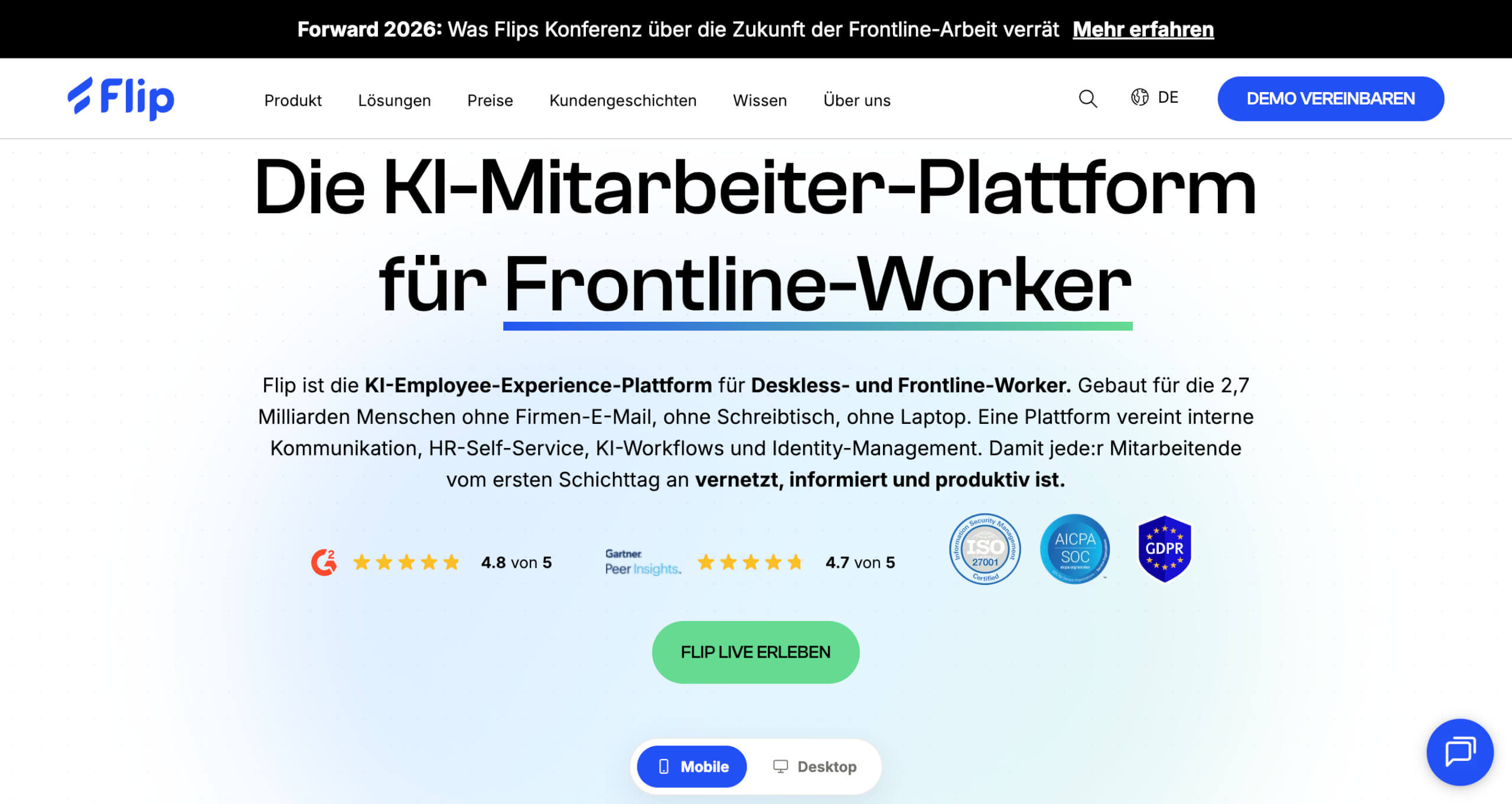 KI Mitarbeiter Plattform Mitarbeiter App Intranet HR Flip 07 02 2026 03 46 PM