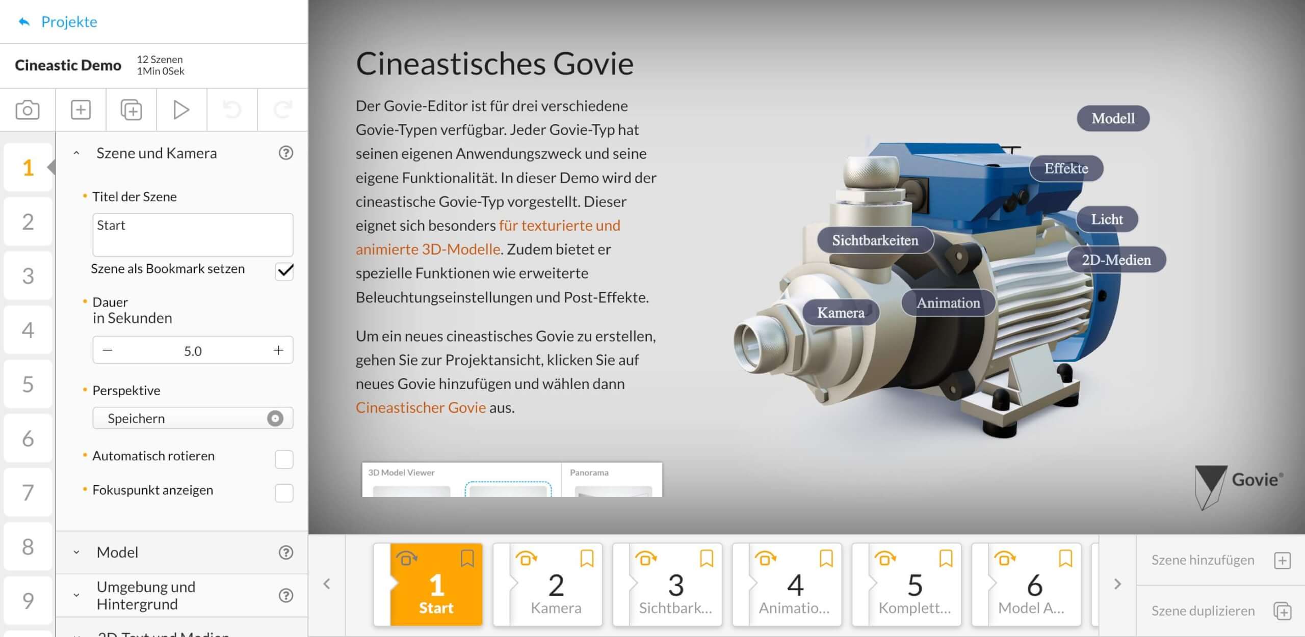 Govie Editor Erklaerung Funktionen fuer digitalen Vertrieb Digital Affin 1
