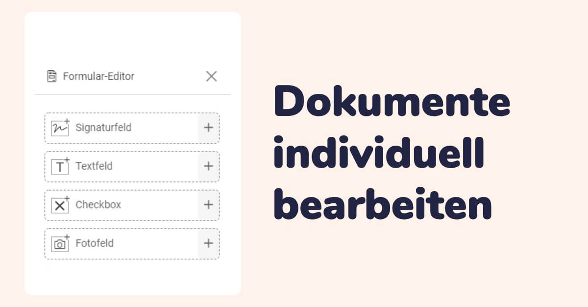 insign Erfahrungen mit dem Formular Editor
