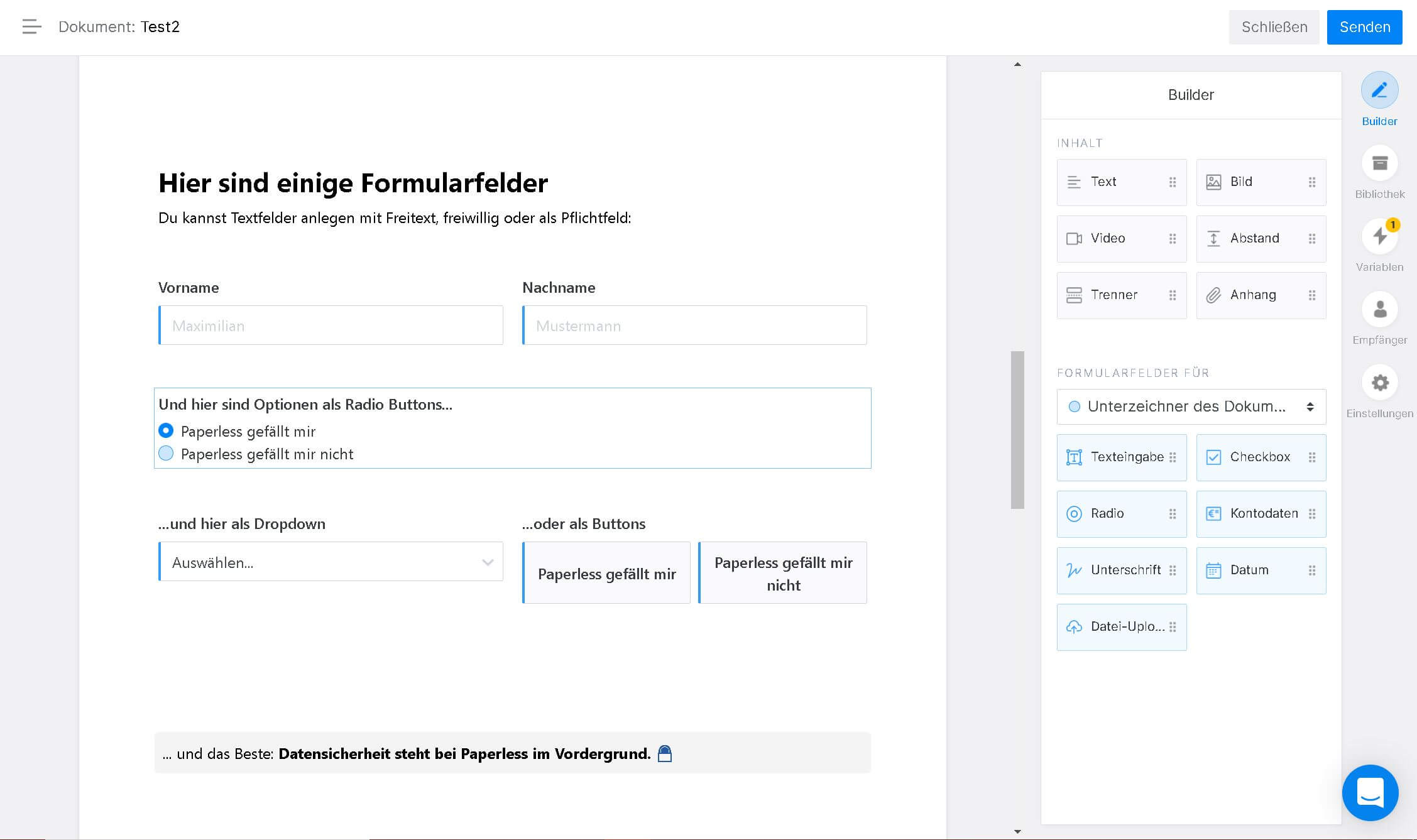 Paperless Builder