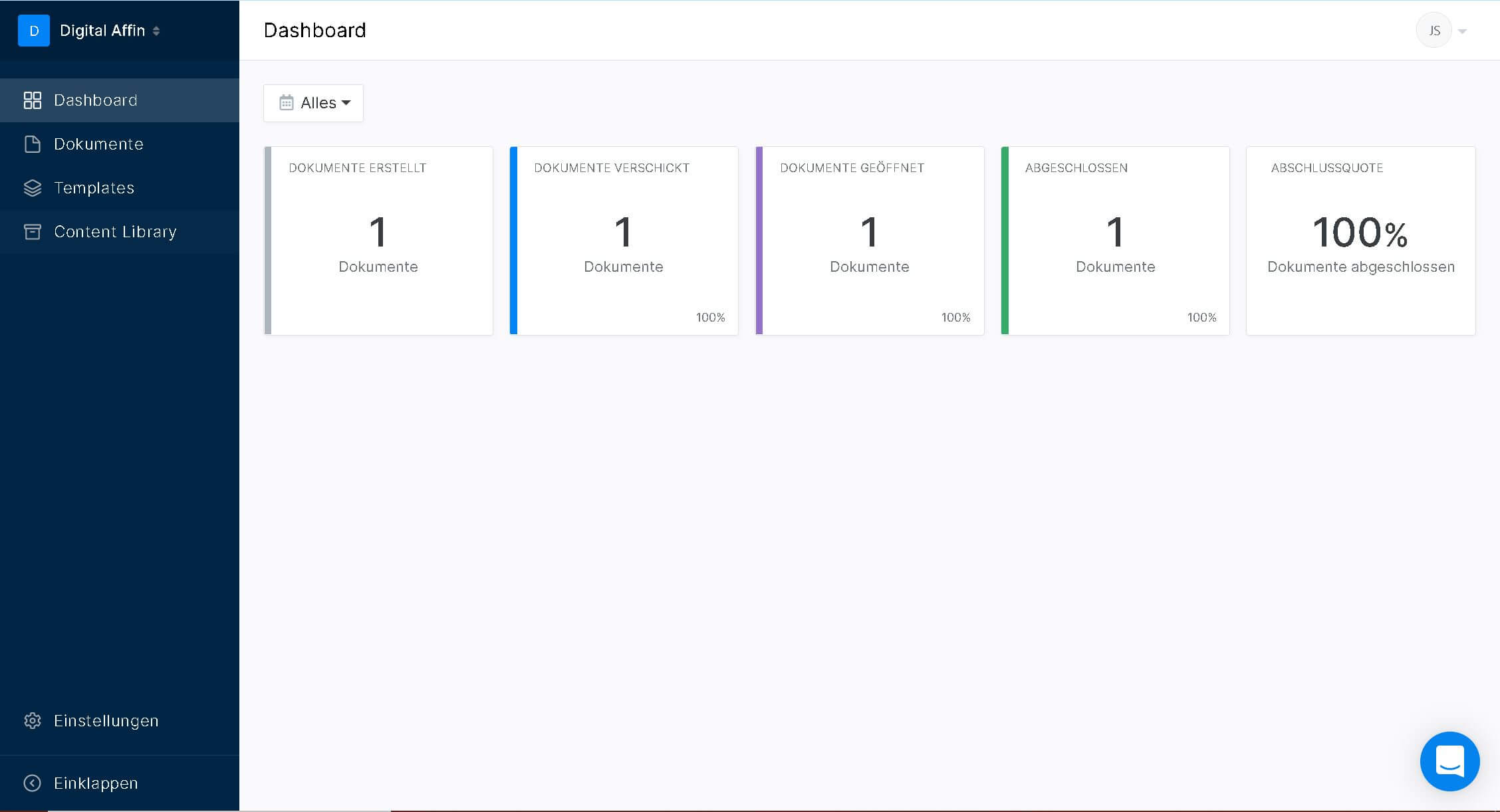 Paperless Dashboard